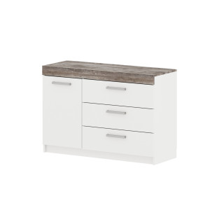 Комод МОДЕРН ТВ №1 с 3-мя ящиками и 1 дверью (левый/правый)