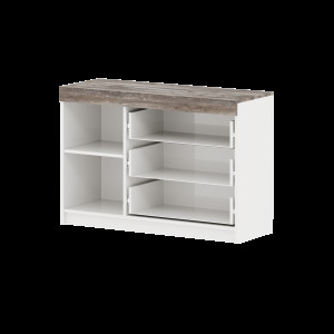 Комод МОДЕРН ТВ №1 с 3-мя ящиками и 1 дверью (левый/правый)