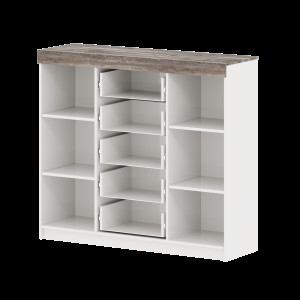 Комод МОДЕРН ТВ №2 с 5-ю ящиками и 2 дверьми