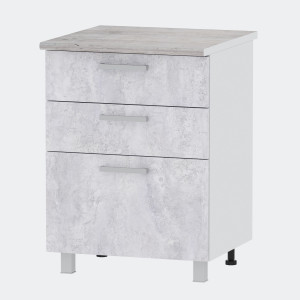 Стол 600 3 выдвижных ящика глубина 600