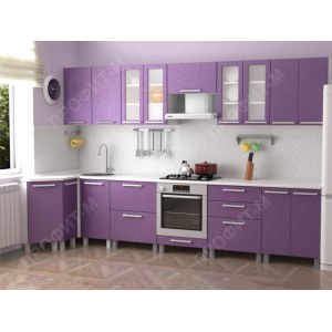 Кухонные модули "Фиолетовый металлик" МДФ (ипл).